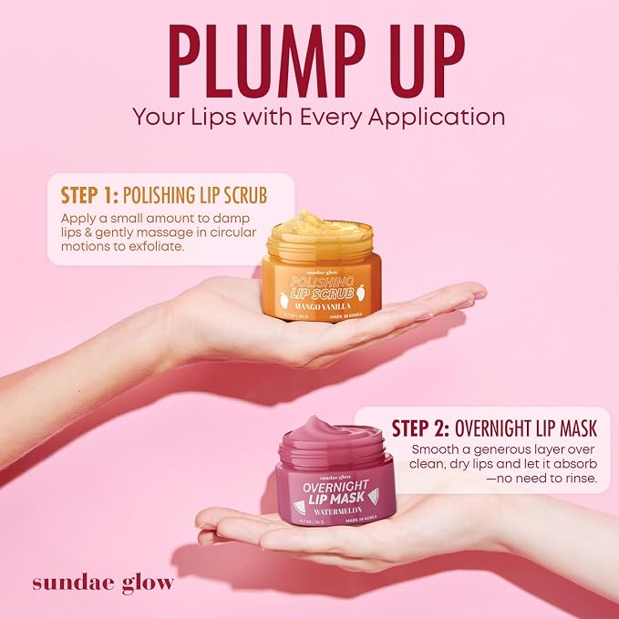 Lip Mask & Scrub – Watermelon, Mango & Vanilla – Hydrates, Exfoliates, Softens - Image 6