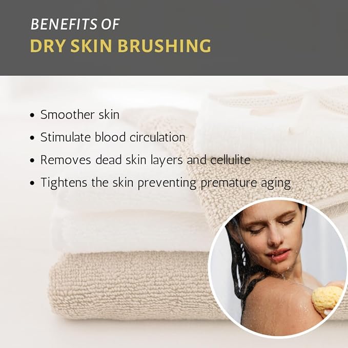 Touch Me All Natural Spa Sisal Dry Skin Brush – Premium Quality 9” Exfoliating - Image 6