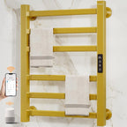 ENZE Smart Heated Towel Rack, 6-Bar Wall-Mounted Electric Towel Warmer 150W by ENZESMART