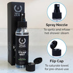 ZEUS 100% Natural Eucalyptus Oil Steam Mist, Aromatherapy Spray - Image 3
