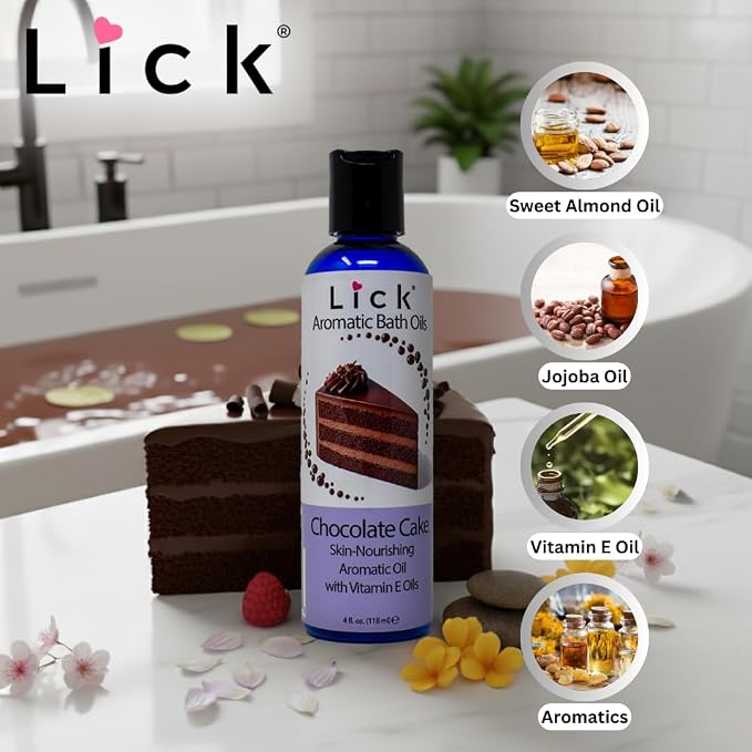 Lick Chocolate Cake Aromatic Bath Oil - Image 8