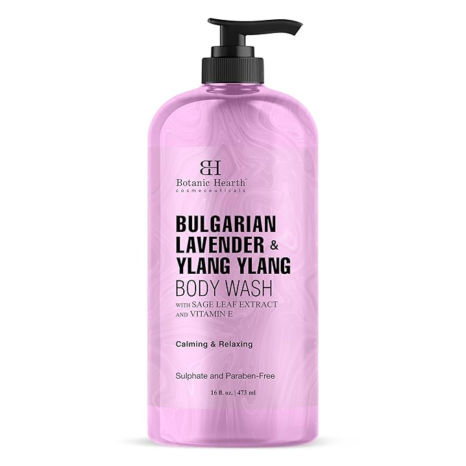 Botanic Hearth Bulgarian Lavender & Ylang Ylang Body Wash – Calming & Relaxing by BestHairCareProducts