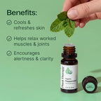 Plant Therapy Organic Peppermint Essential Oil 10 mL, 100% Pure, USDA Certified - Image 2