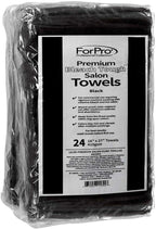ForPro Professional Collection Premium Bleach Tough Salon Towels, 100% Cotton - Image 2