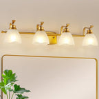 Bathroom Light Fixtures, Brushed Gold Vanity Lights by BringBrightnesstoYourLife
