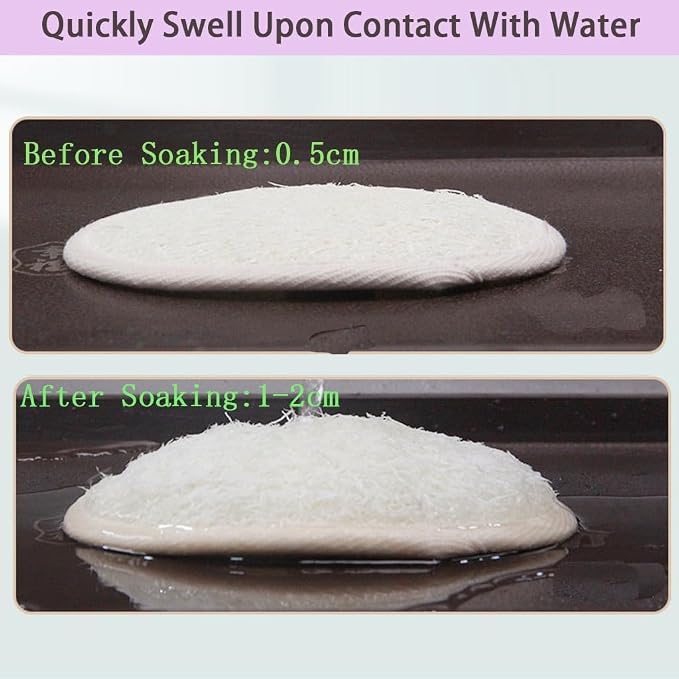Natural Loofah Exfoliating Body Scrubber, Bath Shower Loofah Sponge - Image 5