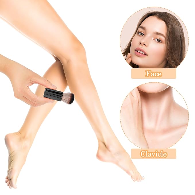 Self Tan Brush Soft Body Makeup Brush Portable Self Tanning Brush Self Tanner - Image 6