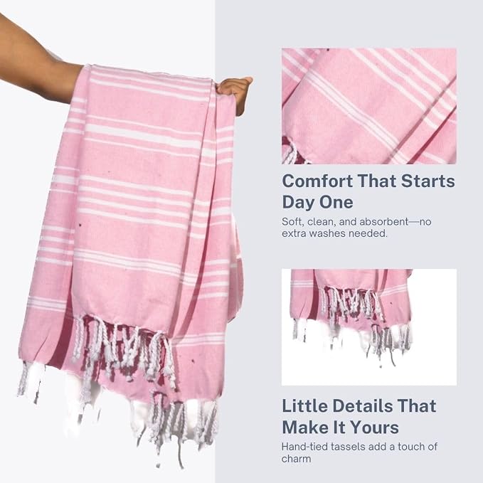 Cotton Turkish Beach Towel - Image 7