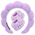 Spa Headbands for Washing Face Wristband Set Sponge Makeup Skincare Headband by Tetizo
