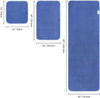 POLYTE 430 GSM Microfiber Quick Dry Lint Free Oversize Bath Towel Set, 6 Piece - Image 2
