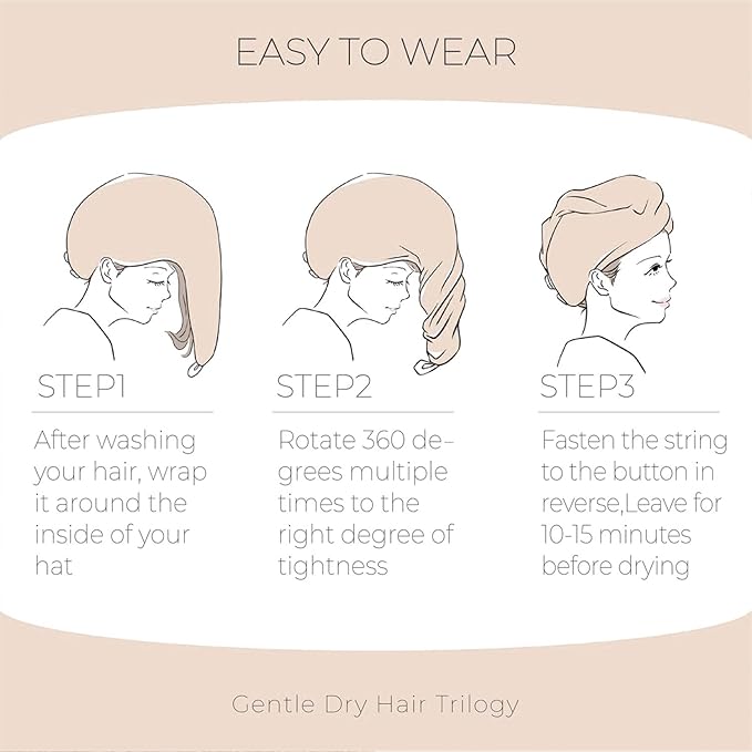 Microfiber Hair Drying Towel - Image 4