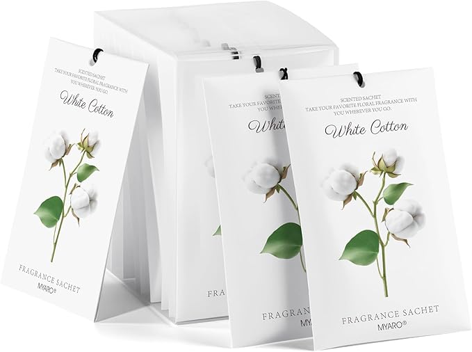 MYARO 12 Packs Scent Sachets for Closet Clothes Storage by MYARO