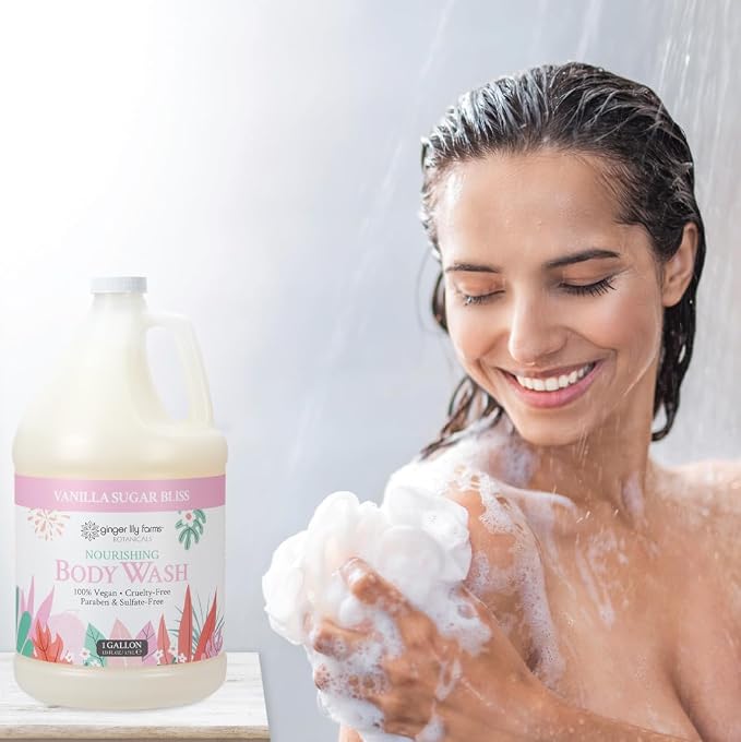 Ginger Lily Farms Botanicals Nourishing Body Wash, 100% Vegan & Cruelty-Free - Image 7