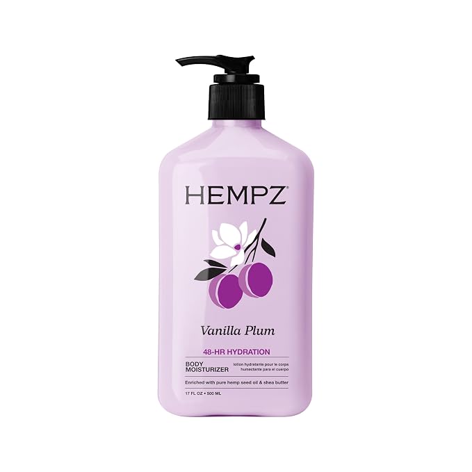 Hempz Limited Edition Vanilla Plum Hydrating Body & Hand Lotion 17 oz by Hempz