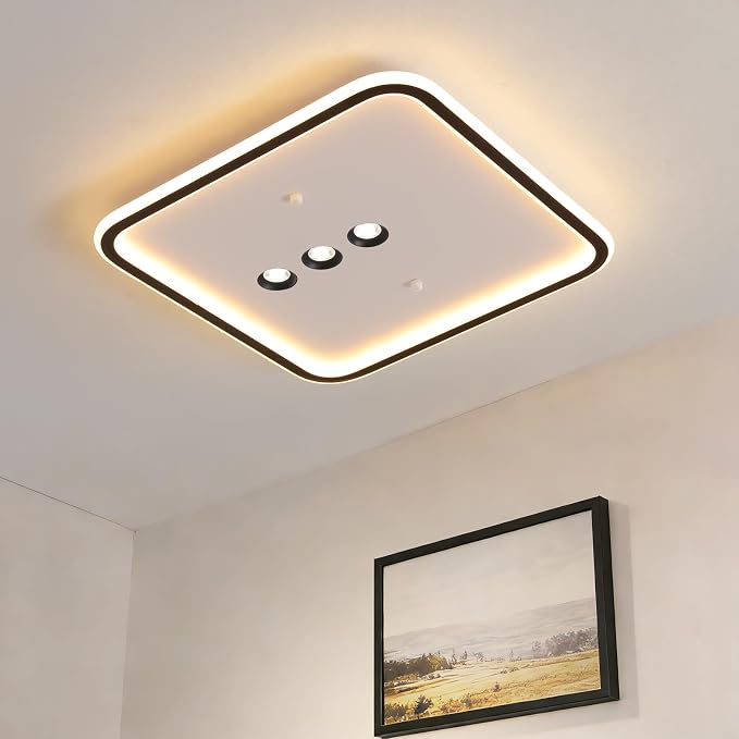Shine LUEST Square Diamond LED Ceiling Light by ShineLUEST