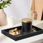 Marble Bathroom Vanity Tray, Natural Luxury Vanity Home Kitchen Bathroom Table - Image 5