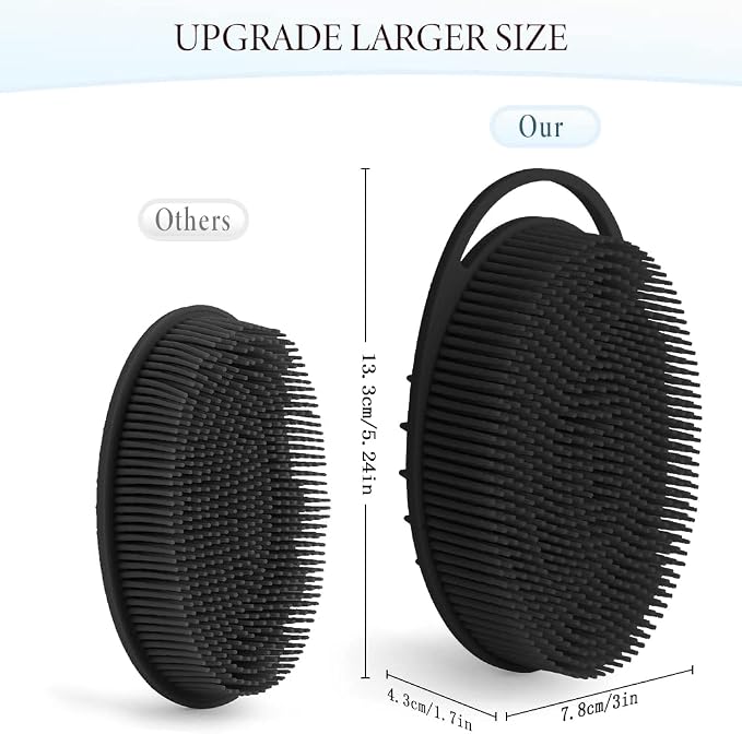 Silicone Body Scrubber, Silicone Loofah, Exfoliating Silicone Shower Scrubber - Image 5