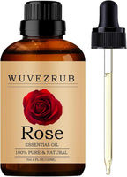 Rose Essential Oil, 120ML Pure and Natural by WUVEZRUB