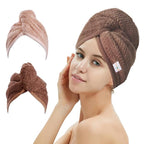 M-bestl 2 Pack Hair Drying Towels, Hair Wrap Towels, Absorbent Microfiber Hair by awesomeOralcareproduct