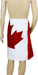 FakeFace 30"x60"Oversized Skin-Friendly Soft High Absorbent Cotton US, CA Flag - Image 7