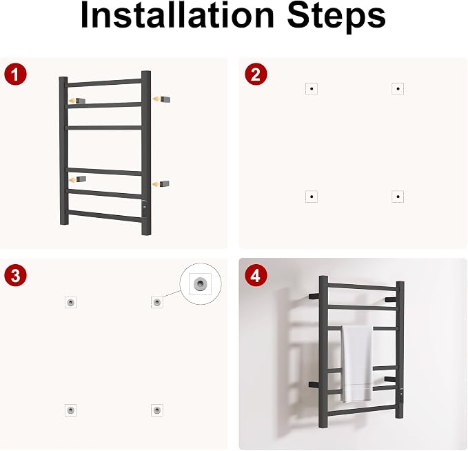 Electric Heated Towel Warmer - Image 2