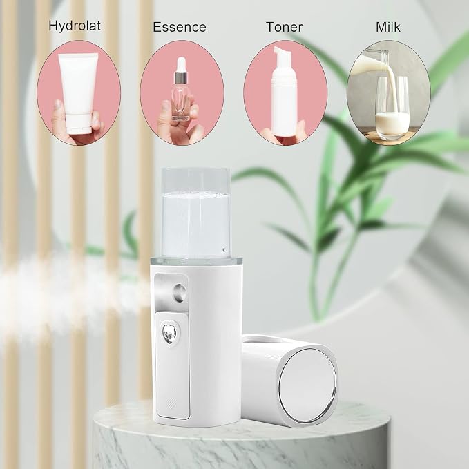 Nano Facial Mister Portable Mini Face Mist Handy Sprayer Automatic Eyelash - Image 4