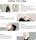 2-Pack Microfiber Hair dring Towel | 50% Faster Drying, Ultra Absorbent & Frizz - Image 3