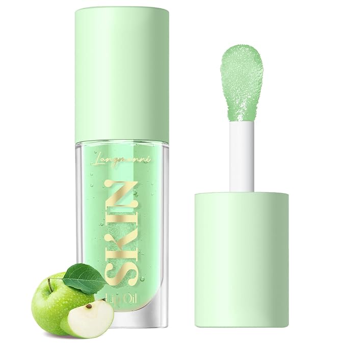 LANGMANNI Moisturizing Lip Oil, No-Sticky Lip Gloss Lip Balm Lip Care, Fruit by LANGMANNI