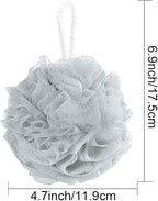 10 Pack of Bath Loofah Shower, Small Size Sponge Pouf Body Scrubber Exfoliator - Image 2