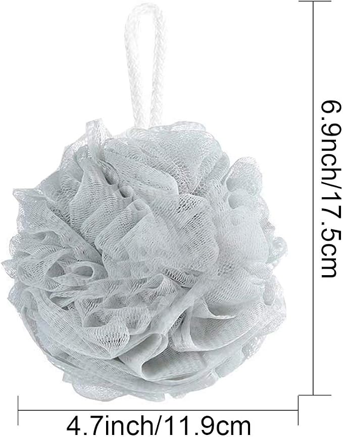 10 Pack of Bath Loofah Shower, Small Size Sponge Pouf Body Scrubber Exfoliator - Image 2