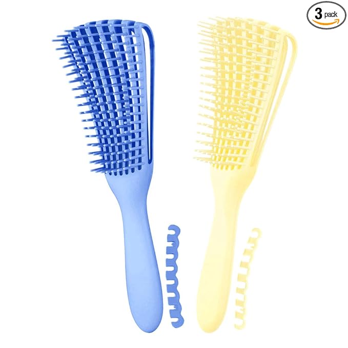 Hair Brush for Afro America/African Hair Textured 3a to 4c Kinky by Unknown
