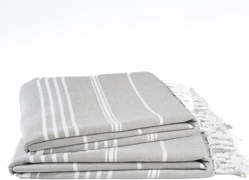 100% Cotton Turkish Beach Towel by 9Threads
