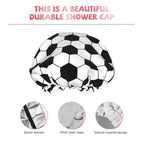 Sport Football Pattern Shower Cap - Image 4