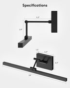 VONLUCE 24" LED Bathroom Vanity Light, 3CCT Modern Vanity Lights - Image 6