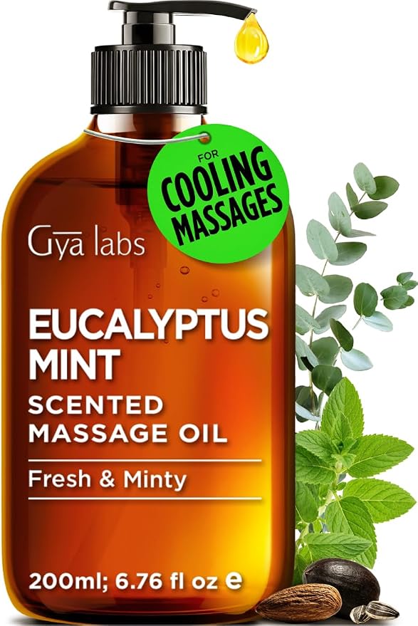Gya Labs Eucalyptus Mint Massage Oil by GyaLabs