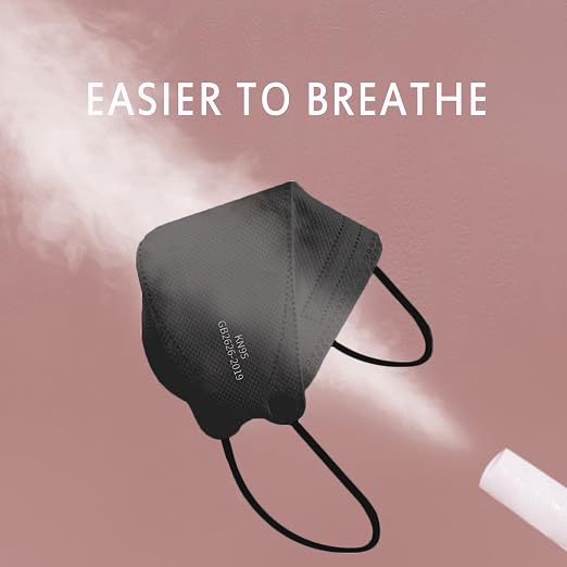 Borje KN95 Face Masks, Individually Wrapped Respirator Mask Filter Efficiency - Image 3