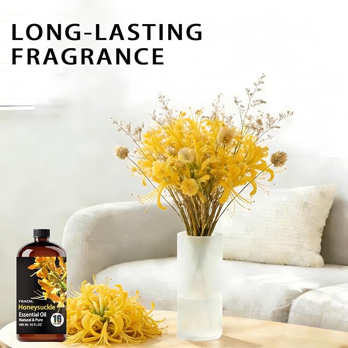 Honeysuckle Essential Oil, Honeysuckle Oil 16 Fl Oz 480ML - Image 4