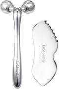 LeMeeOly Stainless Steel Gua Sha Facial Tools Metal GuaSha Tool by LeMeeOly