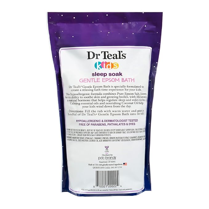 Dr Teal's Kids Gentle Epsom Bath Sleep Soak - Image 3