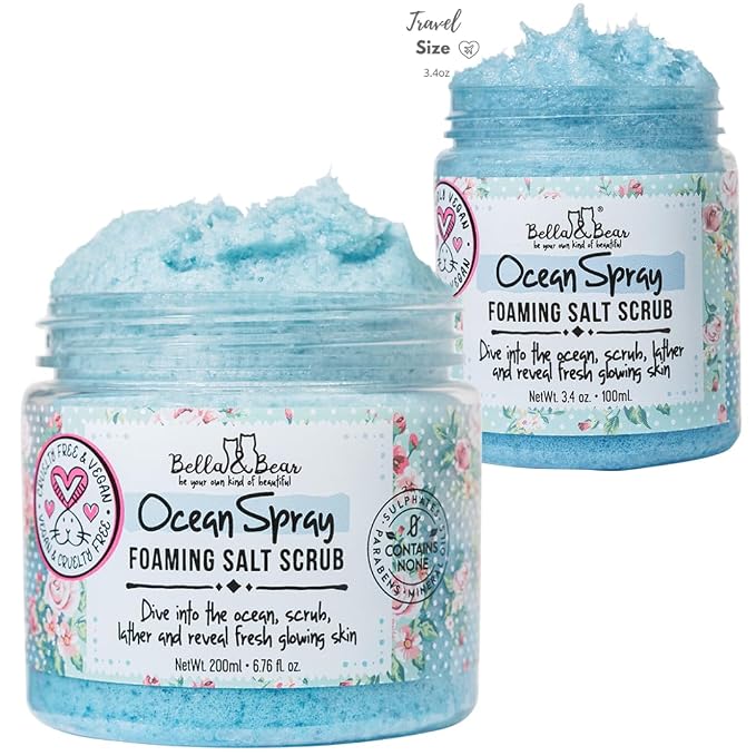 Bella & Bear Ocean Spray Scrub, No Sulphates, No Harmful Chemicals, Cruelty-Free - Image 7