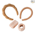 2Pcs Spa Headband for Washing Face & 1 Pair Wristband Set by Mr.Tuber