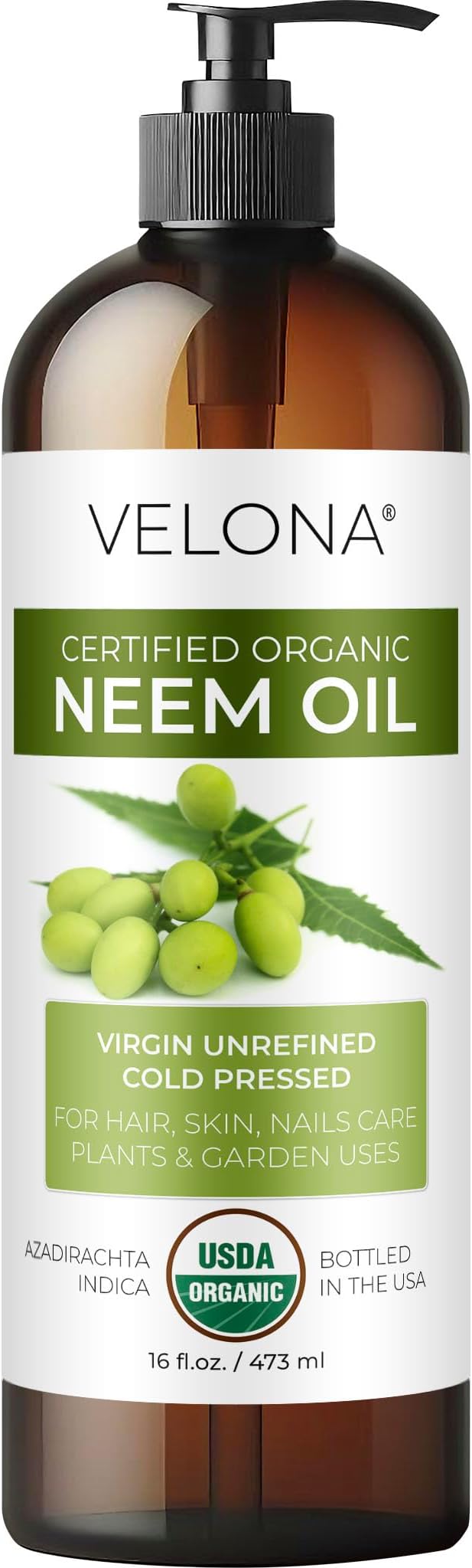 velona Neem Oil USDA Certified Organic by VELONA