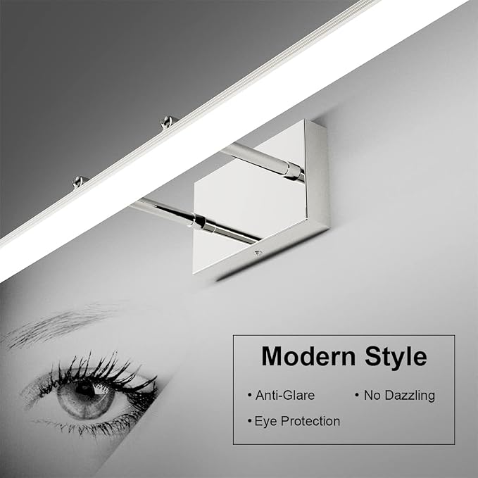 Aipsun 48 inch LED Vanity Lights Adjustable Bathroom Wall Light Fixtures - Image 8
