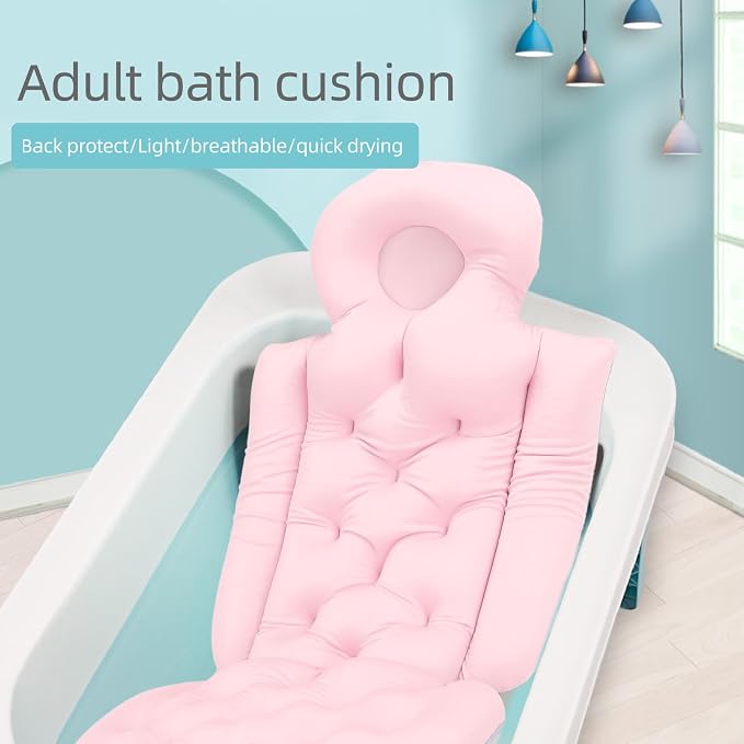 Full Body Bath Pillow for Bathtub Adult Tub Pillow Cushion for Bath for - Image 5