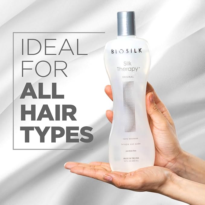 BioSilk Silk Therapy Original, Reconstructing Leave-In Hair Treatment, Adds - Image 4