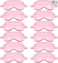 Cutecrop 12 Pcs Silk Sleep Masks Soft Satin Eye Masks by Cutecrop