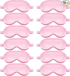Cutecrop 12 Pcs Silk Sleep Masks Soft Satin Eye Masks by Cutecrop