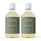 Deep Steep Bubble Bath, Rosemary Mint 17 oz – Hypoallergenic, Clinically Tested by DeepSteep
