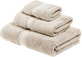 SUPERIOR Egyptian Cotton Pile 3 Piece Towel Set, Includes 1 Bath, 1 Hand by SUPERIOR