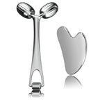 Yeamon Gua Sha Facial Tools and Face Roller Set, Facial Massage Tool by Yeamon